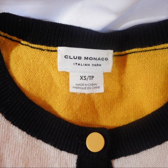 Club Monaco Color-block Cardigan - Picture 4 of 5